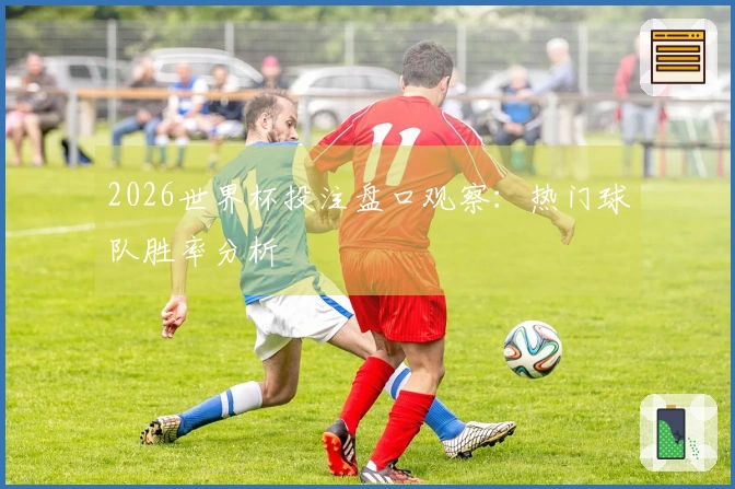 2026世界杯投注盘口观察：热门球队胜率分析