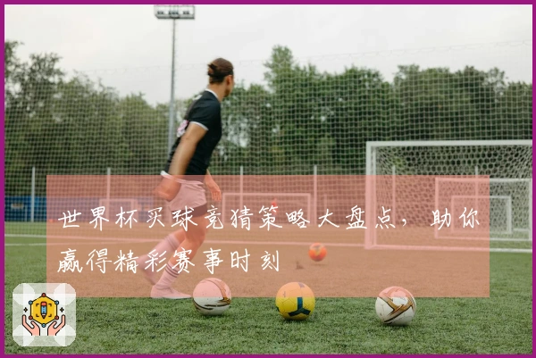 世界杯买球竞猜策略大盘点，助你赢得精彩赛事时刻